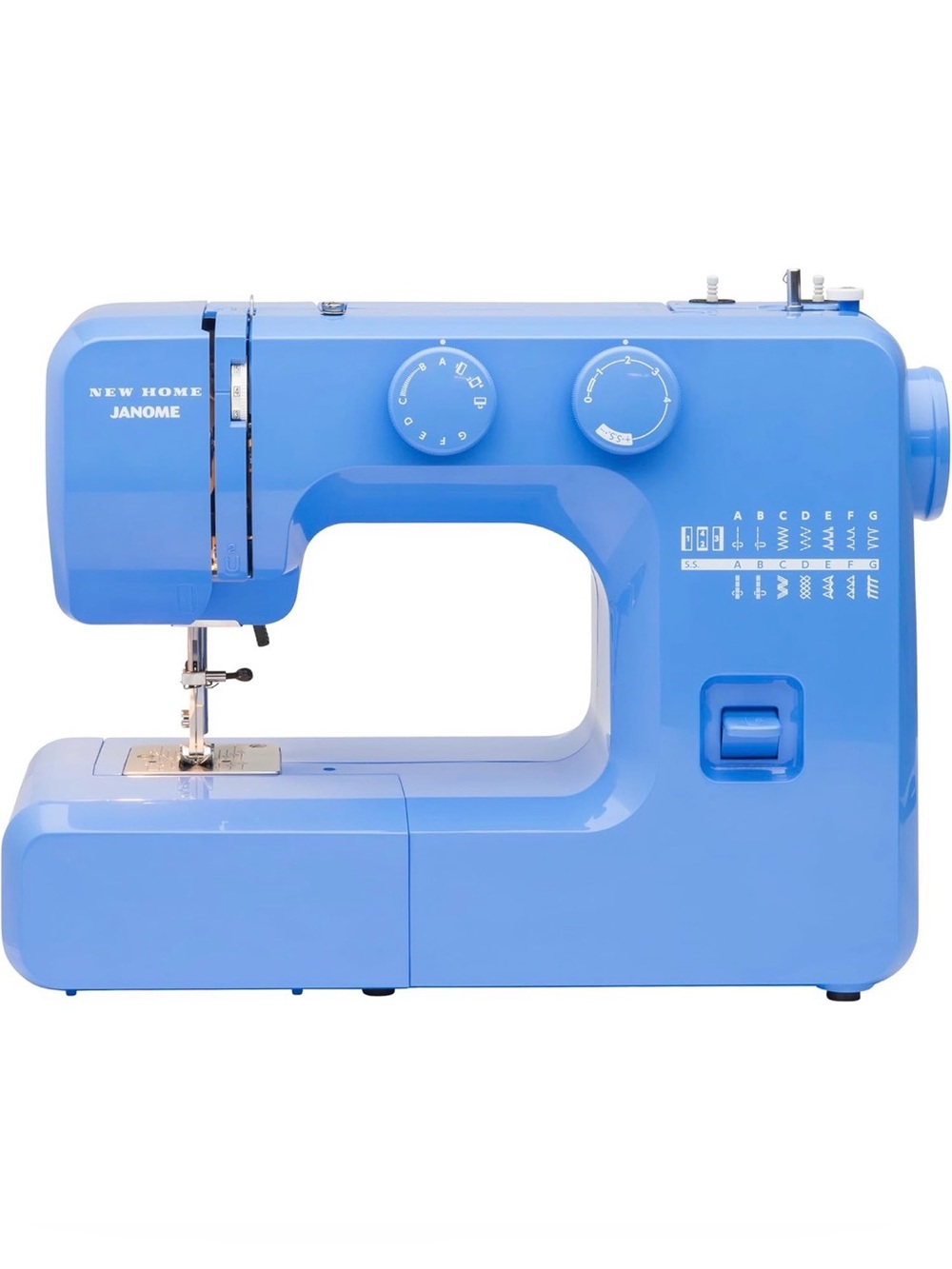 Janome Portable Sewing Machine in Light Blue